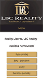 Mobile Screenshot of lbcreality.cz